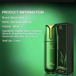 Wholesale 100ml <strong>Aloe</strong> <strong>Vera</strong> Personal Lubricant Plant Extract Edible Sexual <strong>Lubricating</strong> <strong>Gel</strong> for Adult Sex - Product Image 4