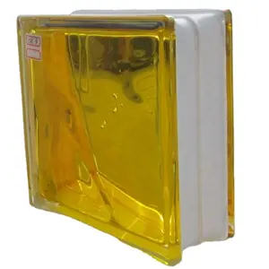 Lemon Color Glass Block