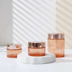 50ml Frosted Glass Face Cream Jar with Sustainable Gold Silver Lid Moisturizer Creme Hydratante Kosmetikcreme for Skin Care - Product Image 6