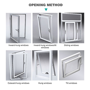 Finestra in Vetro Temperato Trasparente a Ampio Campo Visivo, Impermeabile, <span class=keywords><strong>per</strong></span> Progetti di <span class=keywords><strong>Balconi</strong></span> e Verande, Finestre a Battente in Alluminio - Product Image 6