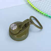 Bouteille d'eau en acier inoxydable de grande capacité isolée sous vide Sports de plein air Bouilloire chaude avec design moderne Logo Bouchon à vis Camping