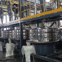 Séparateur filtrant pour l'industrie alimentaire, pour la farine de manioc, la farine de riz glutineux et la poudre naturelle de baobab, avec tamis vibrant