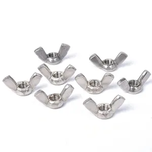 Customised Logo DIN315 Butterfly Wing Nuts Stainless Steel 304 316 Wing Nuts With Factory Cheap Price