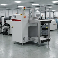 Conber SMT Automatic PCB Unloader Machine PLC Motor Bearing Core Components Touch Screen Control 510x460mm Max PCB Size