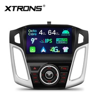 Lecteur multimédia Android 9 pouces 4+64 Go pour Ford Focus 2012-2017, processeur octa-core, 4G LTE, égaliseur DSP, écran IPS, CarPlay sans fil, BT5.0, CE-XTRONS