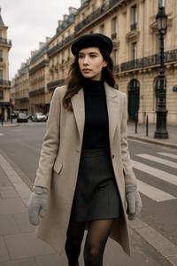 Gants d'hiver en fausse fourrure personnalisables pour femmes <span class=keywords><strong>Moufles</strong></span> épaisses et coupe-vent doublées de peluche - Product Image 3