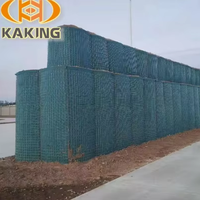 Barrières de retenue utilisées à vendre Mur de sable antidéflagrant carré Gabions soudés défensifs Paintball soutes à air gonflables