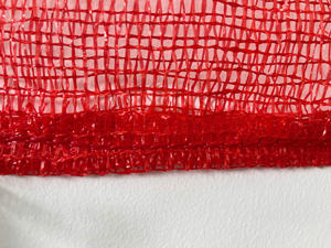 <b>Mint</b> Green Medium HDPE Mesh Bags Breathable High Quality Logo Blow Molding Cutting Drawstring Closure for Agricultural Use - Product Image 3