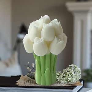 Molde de Silicona 3D para Ramos de Tulipanes, Reutilizable, Resistente al Calor, para Velas Aromáticas, Repostería y Pastelería, Ideal para el Día de la Madre - Product Image 4