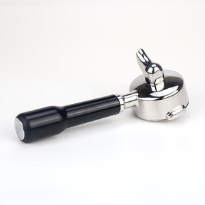 Portafiltro de café <span class=keywords><strong>Delonghi</strong></span> Brevill, <span class=keywords><strong>mango</strong></span> de madera, 51mm, 54mm, 58mm, con doble boquilla y 2 tazas de cesta - Product Image 5