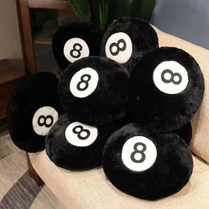 Superzachte 8-ball knuffels op maat gemaakte pluche speelgoedproductie PP katoen 8 inch knuffeldieren Kerst pluche speelgoed voor klauwautomaat - Product Image 1