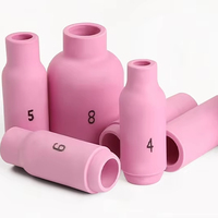 Accessoires de pistolet de soudage à l'arc à l'argon de haute qualité WP17/18/26-Buse en céramique et couvercle de protection de buse en porcelaine
