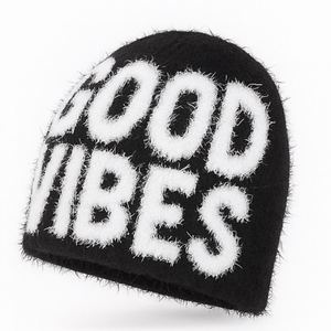 Wholesale Custom <strong>Your</strong> <strong>Own</strong> Logo Jacquard Knitted Hats <strong>Beanie</strong> Manufacturer Custom Mohair <strong>Beanie</strong> - Product Image 2