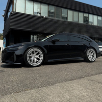 Jantes de voiture forgées SRD personnalisées en argent 16 17 18 19 20 pouces 5x114.3 5x120 5x112 pour Camaro Challenger Tesla