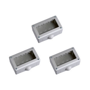 Set di 3 Scatole di Giunzione Gloca 4P IP40 in Plastica per Serie Matix - Product Image 1