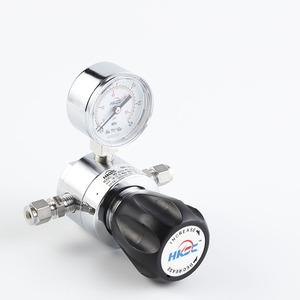 HG13 prix d'usine hydrogène hélium oxygène laiton chromé régulateur de pression pour gaz haute pression