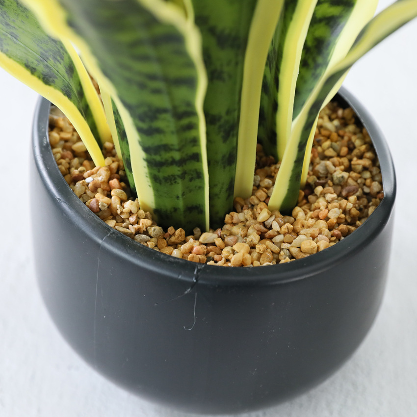A-1152 Faux Desk Plant - Eco-Friendly Artificial Snake Plant
