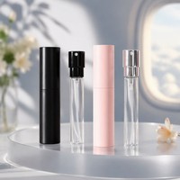 Atomiseur de parfum de luxe rechargeable de 10 ml, flacon pulvérisateur portable rotatif sans bouchon, flacon de parfum, cadeau