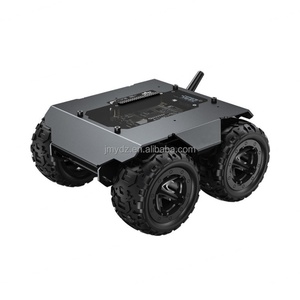 WAVE ROVER Voiture en métal à quatre roues motrices avec module ESP32 embarqué compatible Raspberry Pi, robot extensible 4B/NANO/X3 - Product Image 1