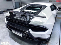 Aileron arrière en Fiber de carbone forgé de Style P pour Lamborghini Huracan EVO aile arrière en Fiber de carbone + couvercle de pont pour LP610 LP580
