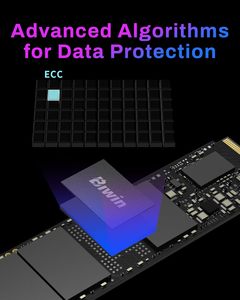 SSD Internal Solid State Drive Gaming Original BIWIN NV7400 4TB M.2 PCIe 4.0 x4 NVMe 2.0, Kecepatan Baca 7450MB/s, Kecepatan Tulis 6500MB/s TLC NAND - Product Image 5