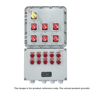 Modular Explosion Proof Distribution Box With Upper Switch & Lower Indicators, IP66 Aluminum Control Panel For Hazardous Areas - Product Image 2