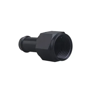 Nieuwe YOMI Barb Swivel Slangadapter Fitting Zwart Aluminium Recht Vrouwelijk AN6 AN8 AN10 tot 3/8 1/2 1/4 - Product Image 3