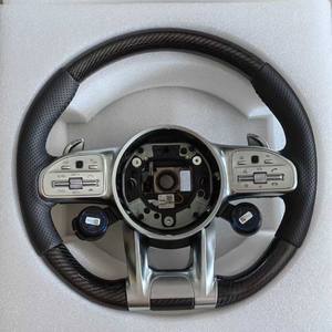 Venta caliente 2025 nuevo volante de coche para <span class=keywords><strong>mercedes</strong></span>-benz Amg volante de fibra de carbono adecuado para actualizar C E G Class - Product Image 2