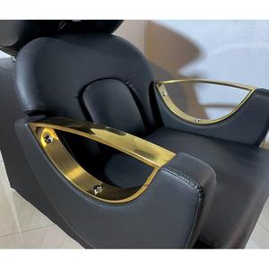Juego de Muebles para Salón de Belleza Black Gold, Lavabo para Peluquería, Equipo de Peluquería, Silla de Estilismo, Lavacabezas - Product Image 6