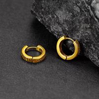 Boucles d'oreilles pour hommes et femmes en acier inoxydable boucles d'oreilles individuelles impression Viking