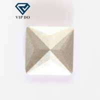 Vente chaude Haute Qualité Laser K9 cristal Verre protéine série Coupe Carrée Lâche Pointback Cristal Strass Pour La Fabrication De Bijoux