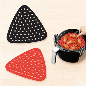 Tapis de cuisson en silicone de qualité alimentaire personnalisé, résistant à la chaleur, pour friteuse à air, tapis à pâtisserie antiadhésif de haute qualité - Product Image 5