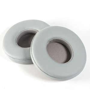 Coussinets d'oreille en cuir protéiné de qualité supérieure, coussinets d'oreille confortables en éponge douce pour écouteurs sans fil Beats Solo 2/3 - Product Image 6