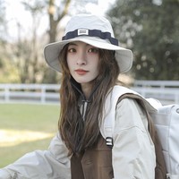 Topi Bucket Kasual Unisex Premium Bahan Nylon untuk Ski dan Memancing, Dilengkapi Pelindung UV dan Tali Pengikat yang Dapat Disesuaikan