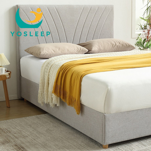 Hiện đại Ý phong cách nội thất phòng ngủ sang trọng vải KHÁCH SẠN CĂN HỘ giường với đầu giường thiết kế Nữ Hoàng Vua GIƯỜNG KHUNG với lưu trữ - Product Image 4