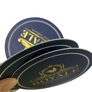 ที่รองแก้วกระดาษใส่กาแฟเบียร์แบบกลมที่รองแก้วกระดาษสำหรับโรงแรมทำจากกระดาษแข็งพิมพ์โลโก้ได้ตามต้องการ - Product Image 3