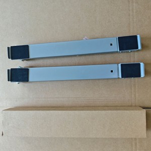 Rail de guidage pour réfrigérateur Air China avec roulettes, base mobile réglable pour rangement de réfrigérateur, argent, noir, gris, simple couche, en fer - Product Image 3
