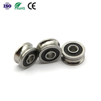 Roulement à billes à gorge profonde prix usine SG10 RS 2rs roulements non Standard joints en caoutchouc noir roulement en acier inoxydable acier chromé