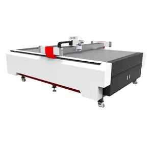 Kotak karton sampel karton Cnc pemotong Flatbed Plotter Digital karton mesin pembuat kotak bergelombang