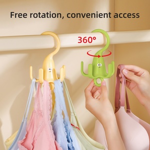 Banana Five Claw Rotation Space Saving Holder Hook Wall Mounted Cabinets Clothes <b>Rack</b> for <b>Shoes</b> Scarf <b>Storage</b> Widely Used - Product Image 5