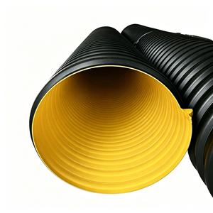 Tubo a <span class=keywords><strong>Spirale</strong></span> Rinforzato con Striscia d'Acciaio HDPE per Drenaggio Fognario, Anticorrosione, Ecologico, Alta Pressione - Product Image 1