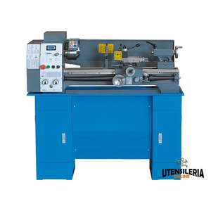 Torno paralelo Fervi T660I con inversor y banco de 230V 0.75kW - Product Image 1