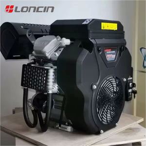 เครื่องยนต์เบนซิน Loncin 2V78FD 678 ซีซี แบบสองสูบ 22 แรงม้า สตาร์ทไฟฟ้า ระบายความร้อนด้วยอากาศ เพลาแนวนอน พร้อมลูกปืน - Product Image 5