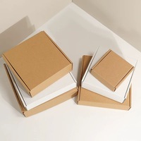Boîte d'expédition en carton recyclable de haute qualité, personnalisable avec logo, pour avion/e-commerce, vente en gros, durable