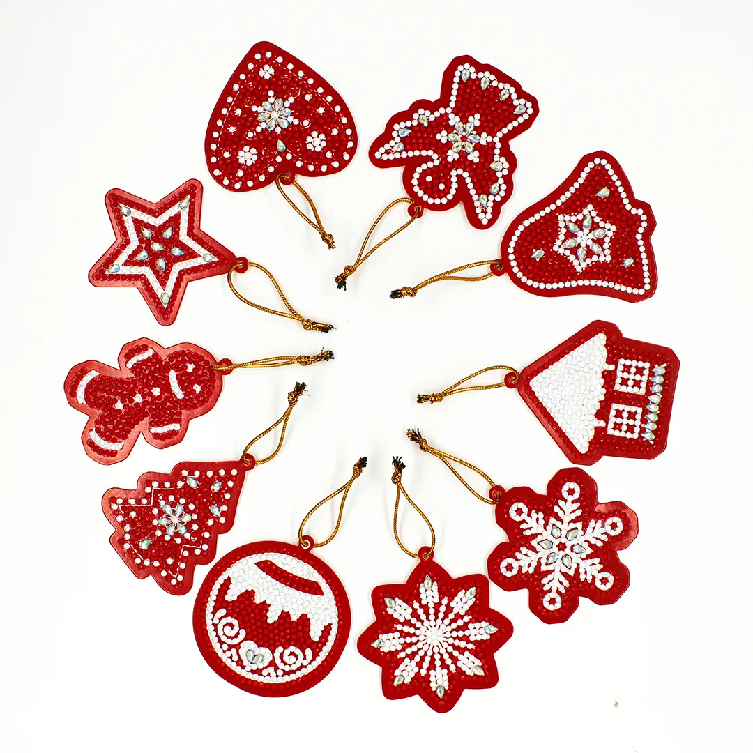 SONGWOO алмазная живопись художественная комната Рождественская елка украшение маленький кулон