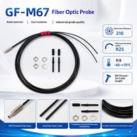 Sonde à fibre optique à réflexion diffuse GF-M67 avec filetage M6, compatible avec toute la série d'amplificateurs à fibre optique