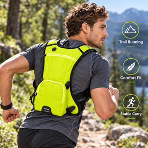 Chaleco de Hidratación Ligero para Correr con Bolsa de Agua, Chaleco Transpirable para Trotar con Bolsillo para Teléfono para Maratón y Senderismo, para Hombres y Mujeres - Product Image 6