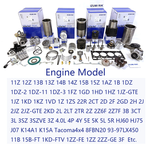 Piezas de Reparación de Motor <span class=keywords><strong>HJ60</strong></span>, Juego Completo de Juntas 04111-68021 para Montacargas <span class=keywords><strong>Toyota</strong></span> - Product Image 3
