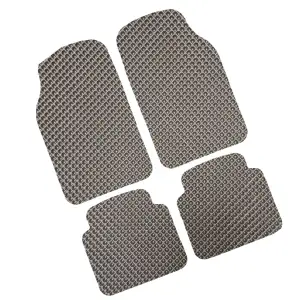 Tapis de sol en caoutchouc de haute qualité, 4 pièces, tapis universel adapté pour voitures, pull et camions - Product Image 1