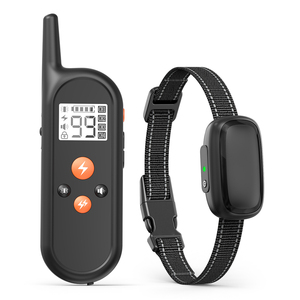 Tize-Collar de adiestramiento para perros 4, dispositivo recargable con control remoto de 300M, con pantalla Led - Product Image 1